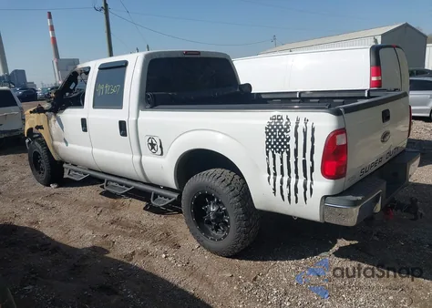 2014 Ford F-250 Xlt из США, поврежденный, VIN 1FT7W2B65EEB65644